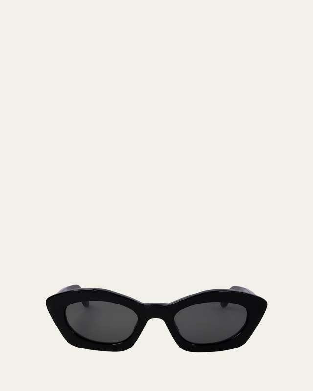 Logo Acetate Cat-Eye Sunglasses